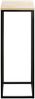 Blumentisch >52568< in eiche, schwarz, MDF, Metall - 23x67x23cm (BxHxT) Bild 3