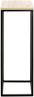 Blumentisch >52568< in eiche, schwarz, MDF, Metall - 23x67x23cm (BxHxT) Bild 4
