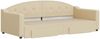 vidaXL Tagesbett Ausziehbar mit Schubladen Creme 90x200 cm Stoff 3197570 Bild 3