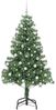 vidaXL Weihnachtsbaum mit 300 LEDs mit Ständer Grün 180 cm PVC 3396383 Bild 3