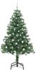 vidaXL Weihnachtsbaum mit 300 LEDs mit Ständer Grün 180 cm PVC 3396383 Bild 4