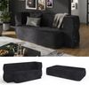 Sofa Lille Schwarz 190 cm mit Schlaffunktion Vitalispa Bild 2
