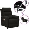 vidaXL Massagesessel Elektrisch Schwarz Stoff 3098977 Bild 1