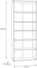 Regal >Tembi< in Old Wood Vintage - 73,7x197,5x34,8cm (BxHxT) Bild 5