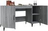 vidaXL Schreibtisch Grau Sonoma 140x50x75 cm Holzwerkstoff 817553 Bild 5