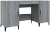 vidaXL Schreibtisch Grau Sonoma 140x50x75 cm Holzwerkstoff 817553 Bild 2