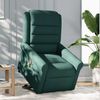 vidaXL Massagesessel mit Aufstehhilfe Dunkelgrün Stoff 3303330 Bild 3