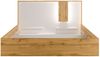 Home affaire Bett Bett Fabella ohne Matratze (Schlaffläche 180x200 cm), Bett mit Stauraum und Led-Beleuchtung, BxTxH 191,3x206,4x102,2 cm Bild 3