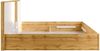 Home affaire Bett Bett Fabella ohne Matratze (Schlaffläche 180x200 cm), Bett mit Stauraum und Led-Beleuchtung, BxTxH 191,3x206,4x102,2 cm Bild 4
