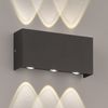 Fischer & Honsel 30376 LED Outdoor Wandleuchte Nairobi Schwarz 17cm 3000K IP54 Bild 2