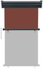 vidaXL Balkon-Seitenmarkise 105x250 cm Braun 48417 Bild 5