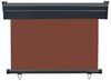 vidaXL Balkon-Seitenmarkise 105x250 cm Braun 48417 Bild 4