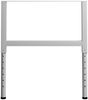 vidaXL Werkbankgestell Verstellbar 2 Stk. Metall 85x(69-95,5) cm Grau 147934 Bild 4