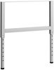 vidaXL Werkbankgestell Verstellbar 2 Stk. Metall 85x(69-95,5) cm Grau 147934 Bild 3
