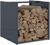 vidaXL Brennholzregal Anthrazit 40x40x40 cm Kaltgewalzter Stahl 864239 Bild 4