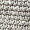 Homescapes Brotkorb Gestrickter Aufbewahrungskorb, 100% Baumwolle, Natur,37 x 21 cm Bild 2