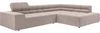 INOSIGN Ecksofa Ancona incl. Kopfteilverstellung, Zierkissen Breite 319cm, L-Form, wahlweise motorische Sitztiefenverstellung, auch in Cord + Easy Care Bild 4