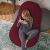 Lumaland 'Flexi Comfort' Sitzsack, Medium, Rot, 142 x 84 cm Bild 2