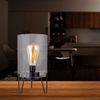 Light & More Akku LED-Tischleuchte Lonna 28,5 cm Ø 15 cm Glas Bild 3
