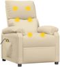 vidaXL Massagesessel Creme Stoff 348468 Bild 2