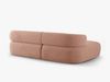 Micadoni 5-Sitzer Ecksofa Jenny Links Samt Salvador Rosa Bild 4