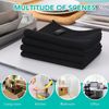 Mikrofasertuch Schwarz 4er Set 30x30cm Barista Spültücher Fusselfrei Waschbar Bild 2