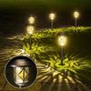 Quntis Gartenleuchte 6/12 Stück Solarleuchte mit Erdspieß, Gartenlampe für Garten, Terasse, LED fest integriert, Warmweiß, mit Gartenstrahler für Weihnachten Deko Bild 4