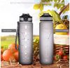 PFCTART Trinkflasche 1-Liter-Sport-Wasserflasche mit Strohhalm und Zeitmarkierung, BPA-frei, geeignet für Fitness / Radfahren / Camping / Laufen Bild 3