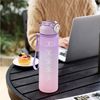 PFCTART Trinkflasche 1-Liter-Sport-Wasserflasche mit Strohhalm und Zeitmarkierung, BPA-frei, geeignet für Fitness / Radfahren / Camping / Laufen Bild 5