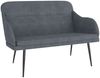 vidaXL Sitzbank Dunkelgrau 110x76x80 cm Samt 351446 Bild 2