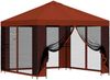 vidaXL Garten Pavillon mit Seitenwänden 3 x 3 m Terrakotta 900364 Bild 2