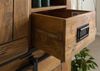 Schrank Mango / Altholz 80x45x175 natur lackiert RAILWAY LUX #116 Bild 4