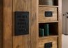 Schrank Mango / Altholz 80x45x175 natur lackiert RAILWAY LUX #116 Bild 5