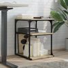 vidaXL Druckerständer 3 Ablagen Sonoma-Eiche 43x48x64 cm Holzwerkstoff 842277 Bild 3