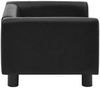 vidaXL Hundesofa Schwarz 60x43x30 cm Plüsch und Kunstleder Bild 5