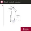 LED Schreibtischleuchte Numis White Switch 1000lm 11W Weiß Bild 4