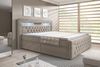 Boxspringbett Sera mit LED und Stauraum (4 Schubladen) 180x200 Beige H3 (70-100kg) Bild 2