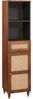 vidaXL Sideboard mit Regal Braun 38 x 33,5 x 160 cm Massivholz Mango 4018902 Bild 2