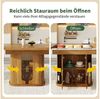 i@home Esstisch ausziehbar, Esszimmertisch, Küchentisch (1 Tisch), 118-158 cm, Platz für bis zu 6 Personen, Esstisch mit Glastüren Bild 4