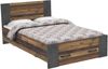 FORTE Clif Rollschublade für Bett, Holzwerkstoff, Braun, 84,1 x 24 x 67,4 cm Bild 2