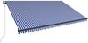 vidaXL Markise mit Windsensor & LED 500x300cm Blau und Weiß 3051283 Bild 3