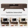 TV-Schrank mit einer Schublade und zwei Türen, TV-Möbel, TV-Panel, TV-Lowboard, TV-Schrank. Einzigartiges Design, Vintage-Holzfarbe. 150*35*44 cm Bild 2