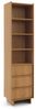 yourhouse24 Bücherregal Schmales Regal YOSHI (50 cm) – Eiche Carmel Bild 4