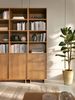 yourhouse24 Bücherregal Schmales Regal YOSHI (50 cm) – Eiche Carmel Bild 2