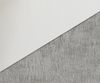 Drehstuhl Abelia-Flex mit Armlehnen Materialmix Echtleder Weiß-Silbergrau Fußkreuz Weiß 360° drehbar Wippfunktion Bild 3