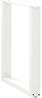 vidaXL Esstischbeine U-Form 2 Stk. Weiß 60x(72-73) cm Stahl 4013181 Bild 4