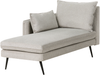 Rechtsseitige Chaiselongue YERRES Stoff Grau Bild 4