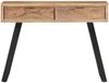 vidaXL Konsolentisch 100x35x76 cm Massivholz Akazie mit Naturkanten 323522 Bild 3