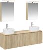 vidaXL Badezimmerschrank-Set 5 pcs Sonoma-Eiche Holzwerkstoff 3406433 Bild 2
