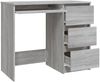 vidaXL Schreibtisch Grau Sonoma 90x45x76 cm Holzwerkstoff 815508 Bild 4